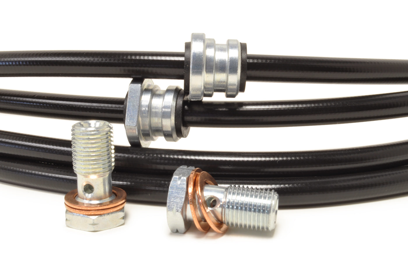 STM Black Brake Lines for 2G DSM