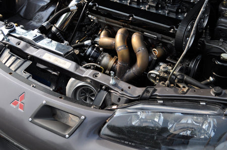 2G DSM Turbo Exhaust Manifold Installed