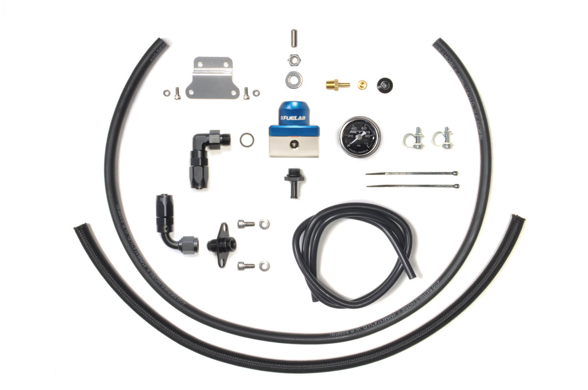 STM 2G DSM Fuel Pressure Regulator Kit with Blue Fuelab Mini FPR