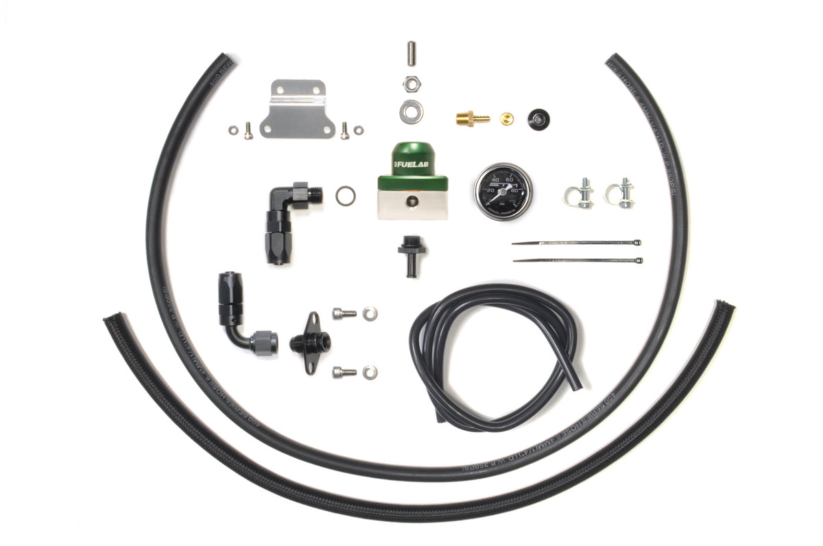 STM 2G DSM Fuel Pressure Regulator Kit with Green Fuelab Mini FPR