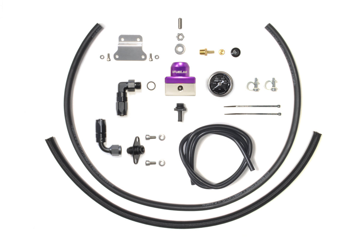 STM 2G DSM Fuel Pressure Regulator Kit with BlacPurplek Fuelab Mini FPR