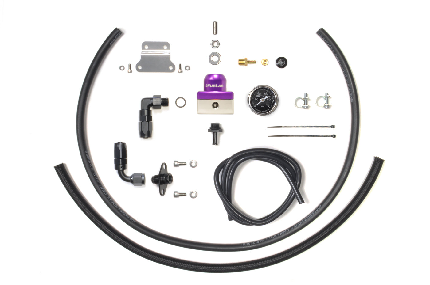 STM 2G DSM Fuel Pressure Regulator Kit with BlacPurplek Fuelab Mini FPR