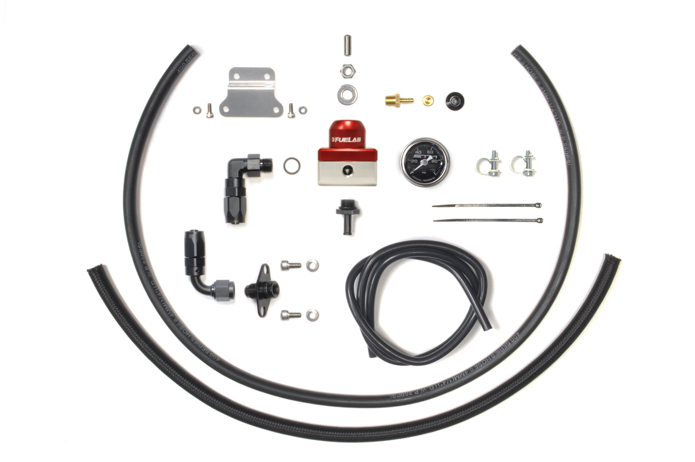 STM 2G DSM Fuel Pressure Regulator Kit with Red Fuelab Mini FPR