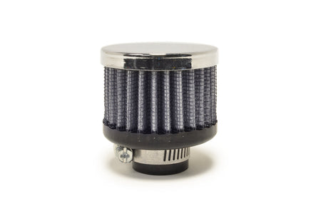 5/8 Inch Rubber Base Blue Breather Filter with Chrome Top 