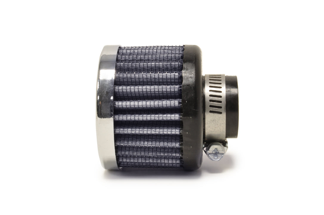 5/8 Inch Rubber Base Blue Breather Filter with Chrome Top 
