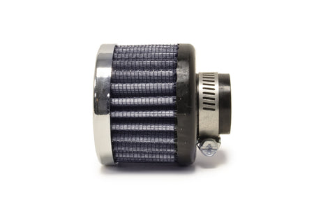 5/8 Inch Rubber Base Blue Breather Filter with Chrome Top 
