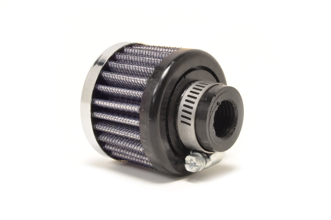 5/8 Inch Rubber Base Blue Breather Filter with Chrome Top 
