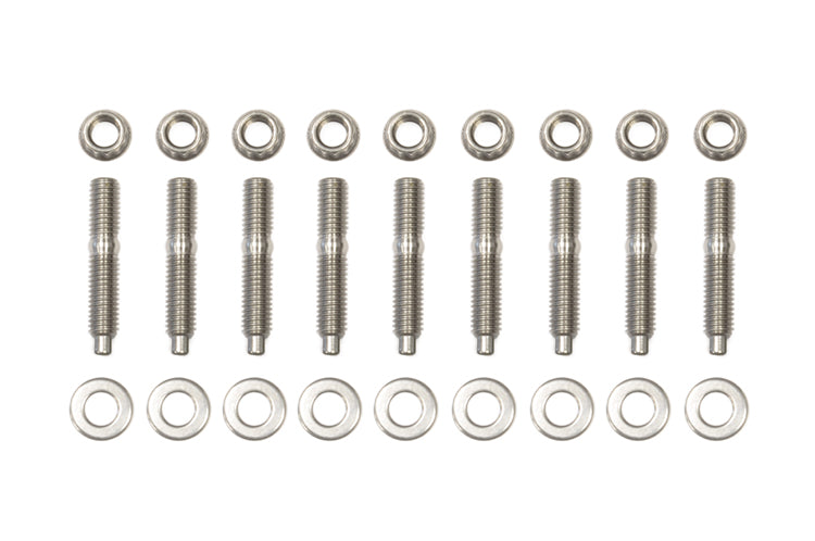 Stainless Exhaust Manifold Studs Nuts and Washers for 4G63 6-Bolt DSM