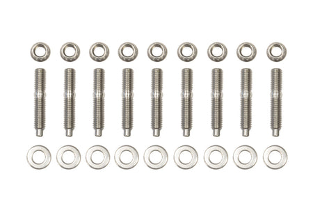 Stainless Exhaust Manifold Studs Nuts and Washers for 4G63 6-Bolt DSM