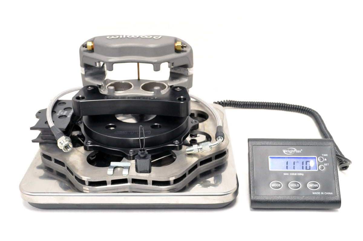Scalloped Rotor Kit on the scale