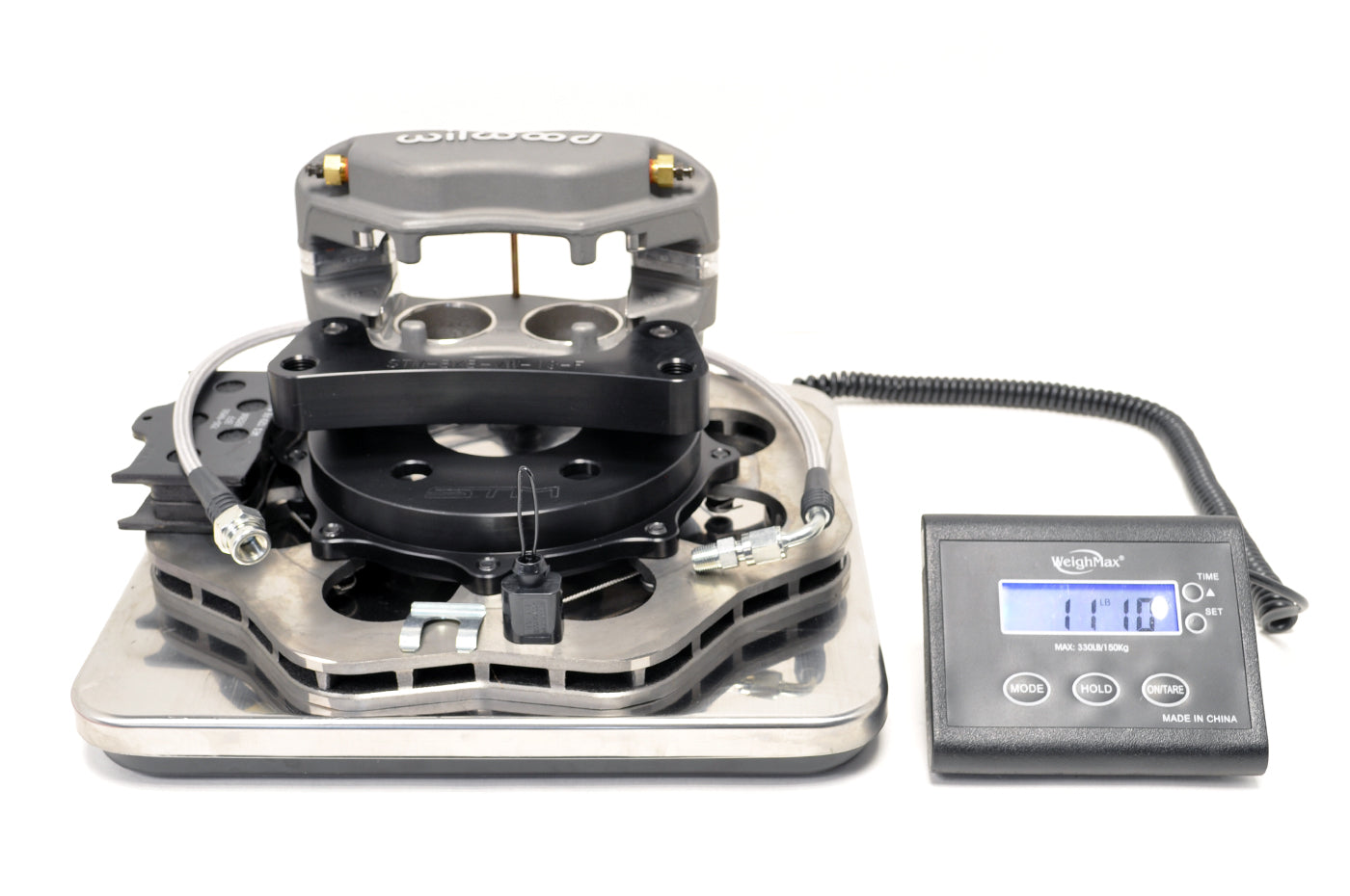 Scalloped Rotor Kit on the scale