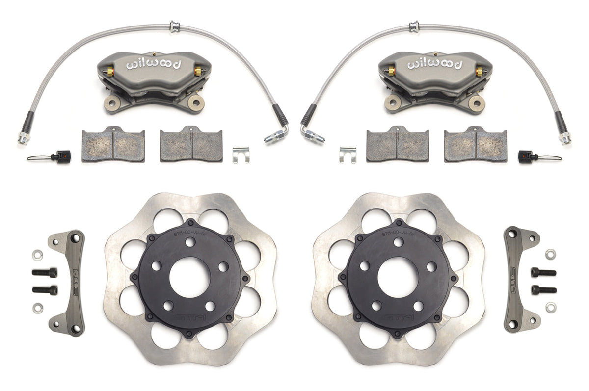 STM Audi RS3 Lightweight Front Drag Brake Kit with Scalloped Rotors