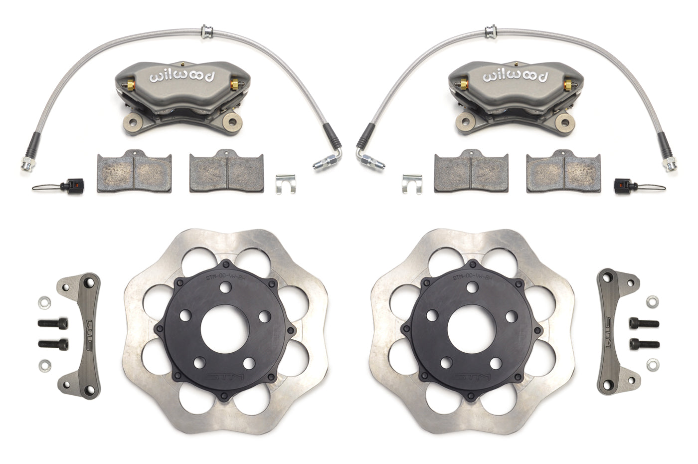 STM Audi RS3 Lightweight Front Drag Brake Kit with Scalloped Rotors