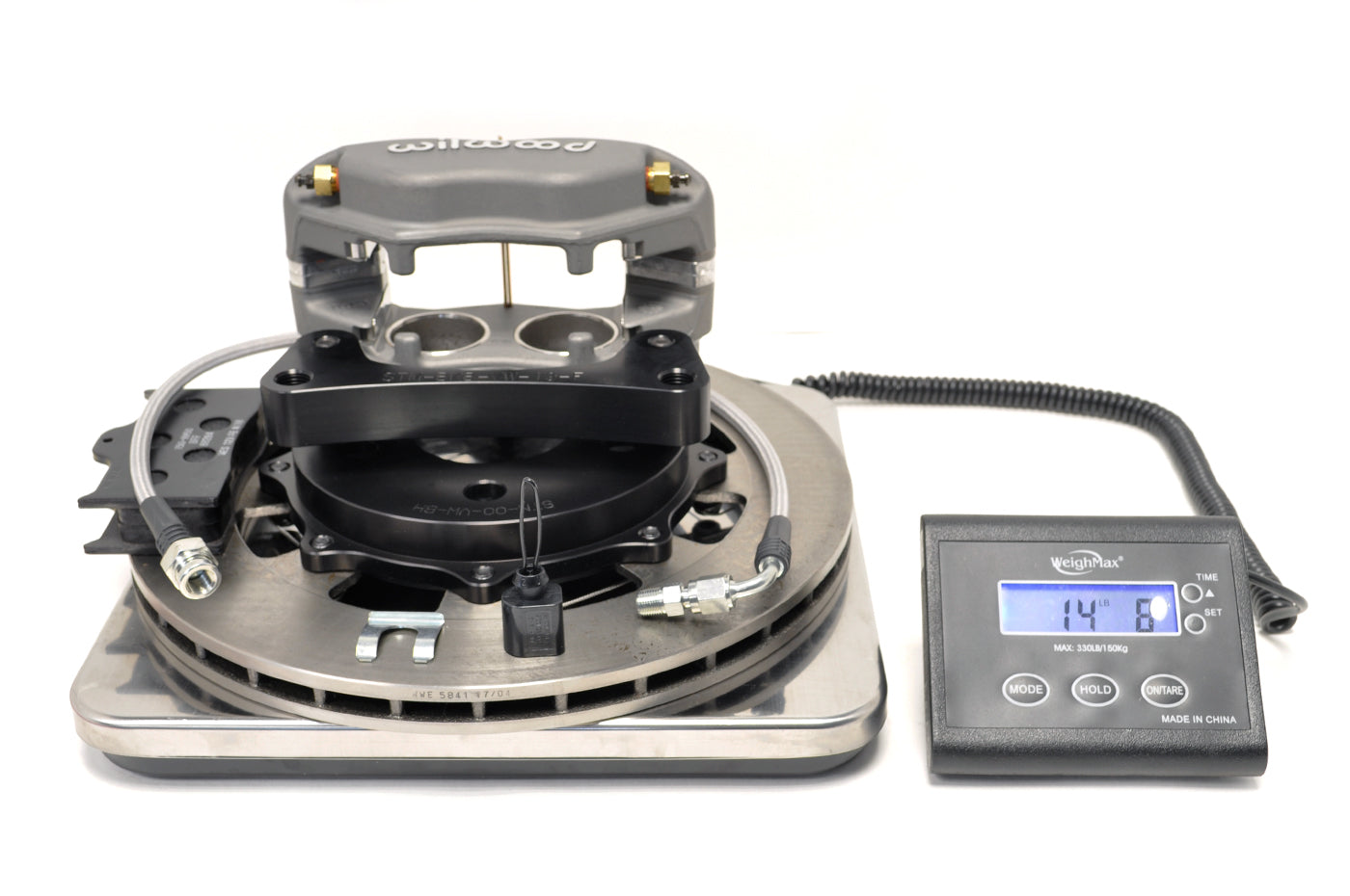 Stnadard Rotor Kit on the scale