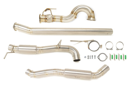 RS3 Titanium Exhaust with Bare Titanium Tip