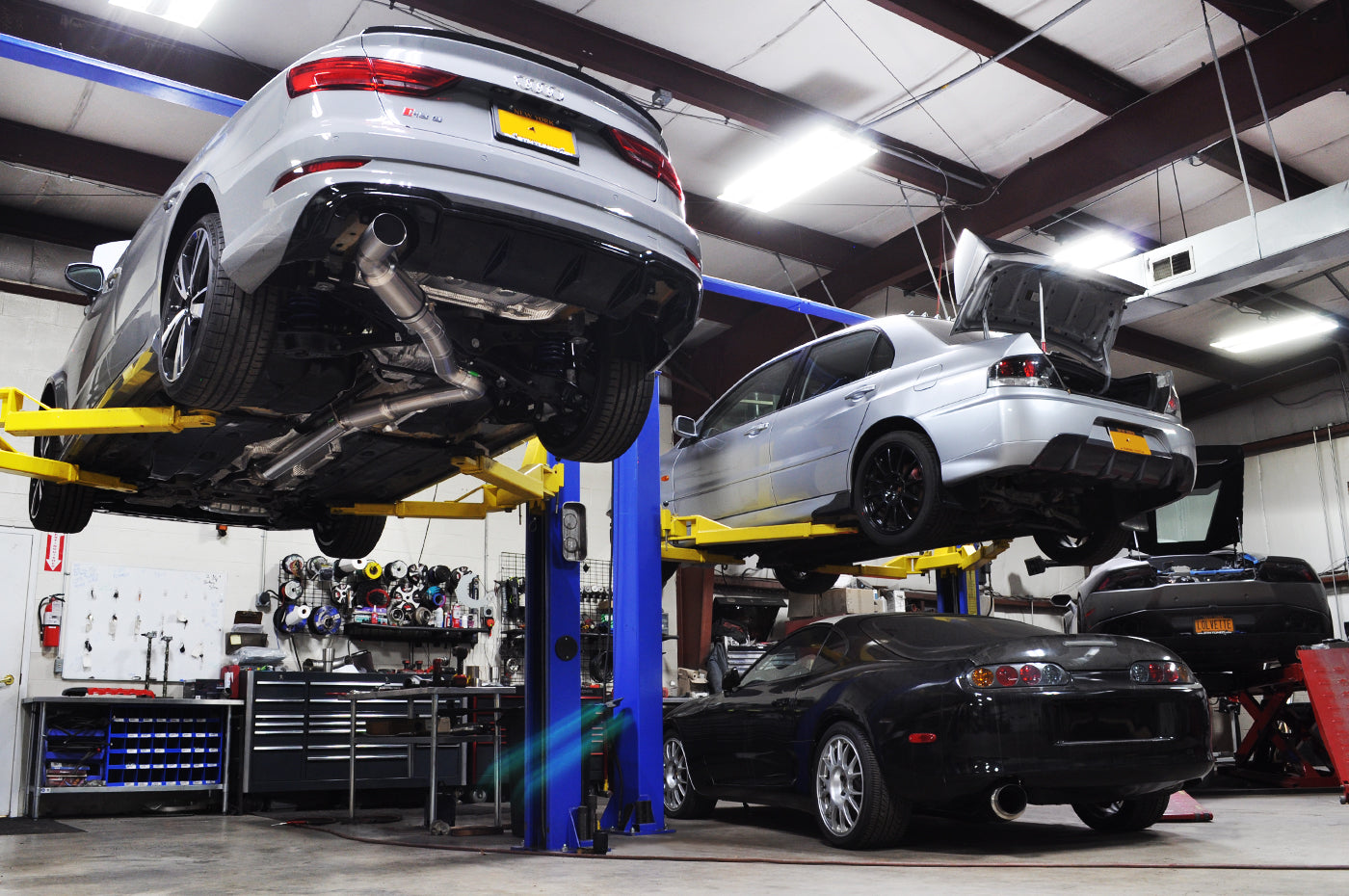 RS3 Full 3.5 Inch Titanium Exhaust Installed