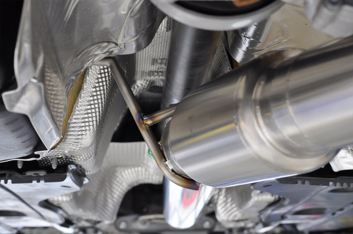 RS3 Full 3.5 Inch Titanium Exhaust Installed