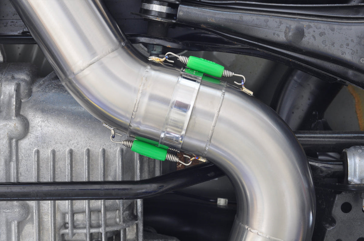 RS3 Full 3.5 Inch Titanium Exhaust Installed