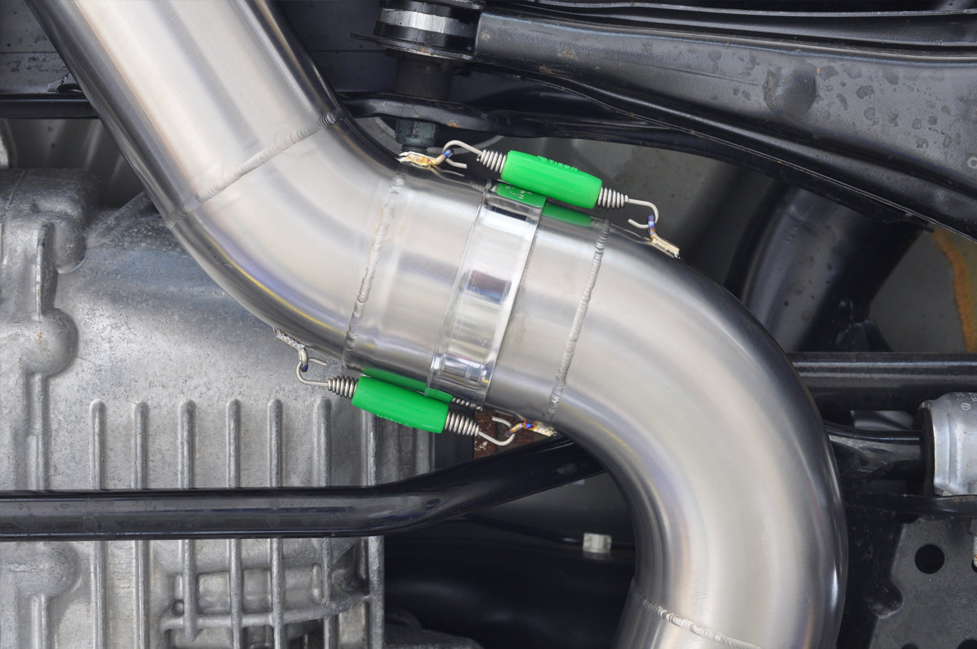 RS3 Full 3.5 Inch Titanium Exhaust Installed