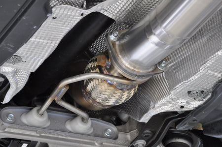 RS3 Full 3.5 Inch Titanium Exhaust Installed