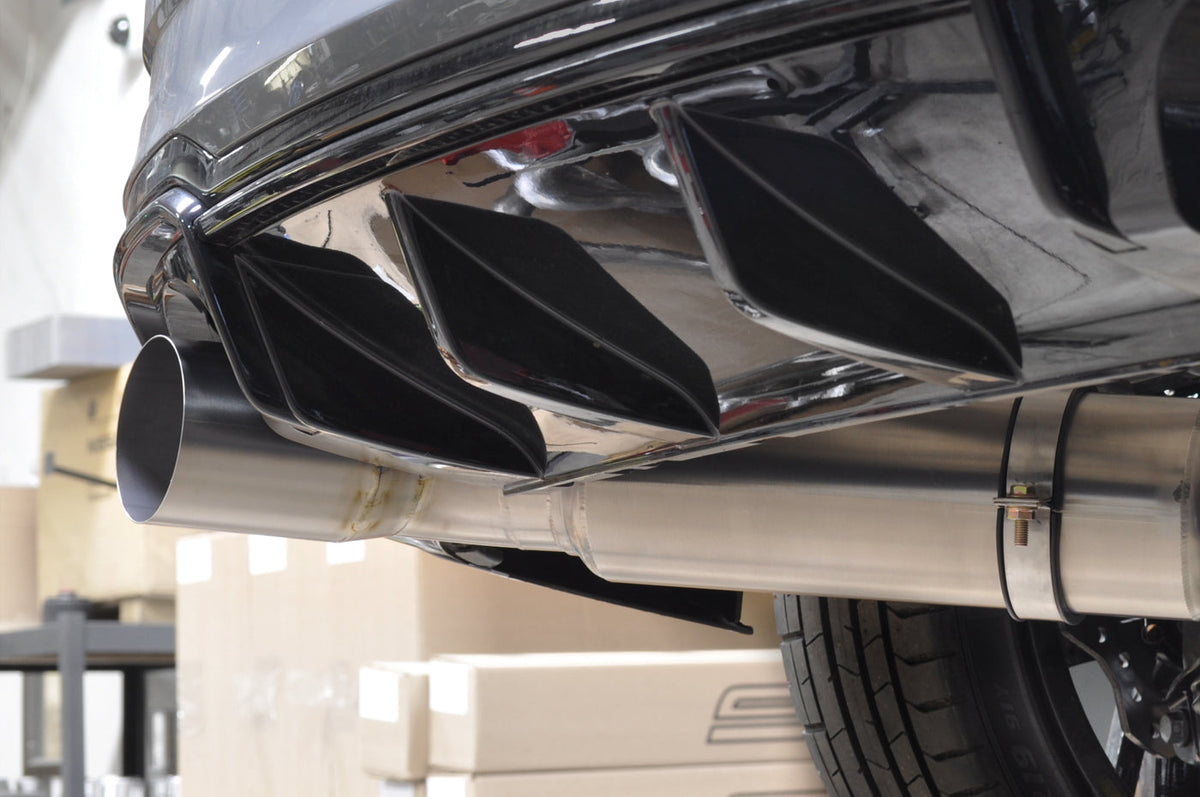 RS3 Full 3.5 Inch Titanium Exhaust Installed