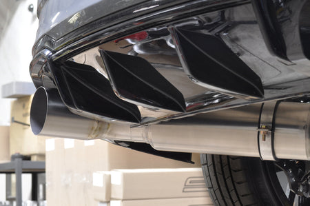 RS3 Full 3.5 Inch Titanium Exhaust Installed