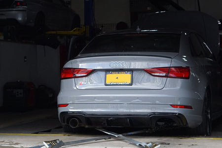 RS3 Full 3.5 Inch Titanium Exhaust Installed