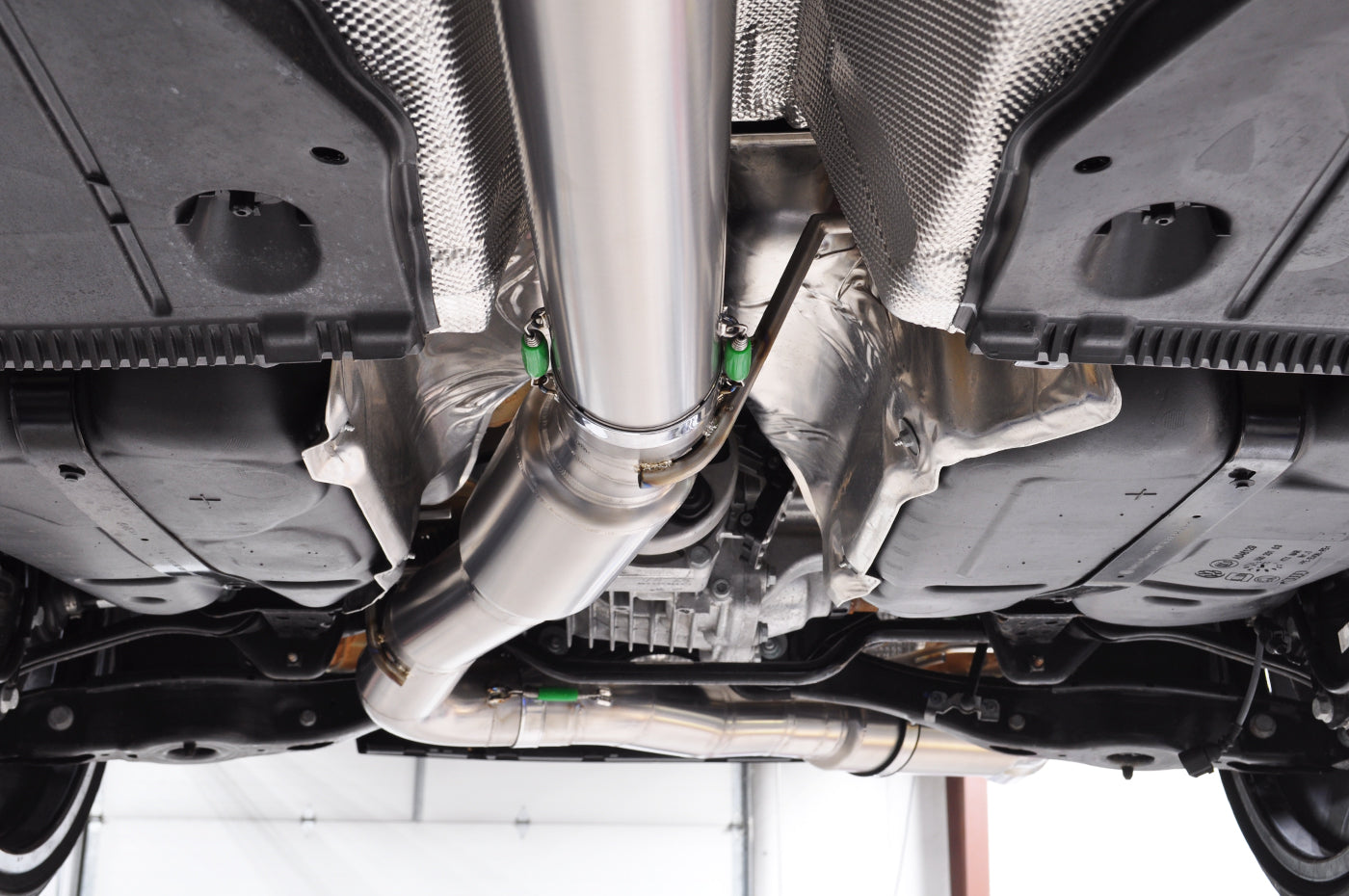 RS3 Full 3.5 Inch Titanium Exhaust Installed