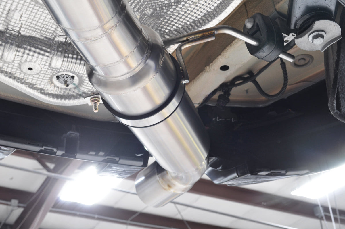 RS3 Full 3.5 Inch Titanium Exhaust Installed