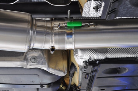 RS3 Full 3.5 Inch Titanium Exhaust Installed