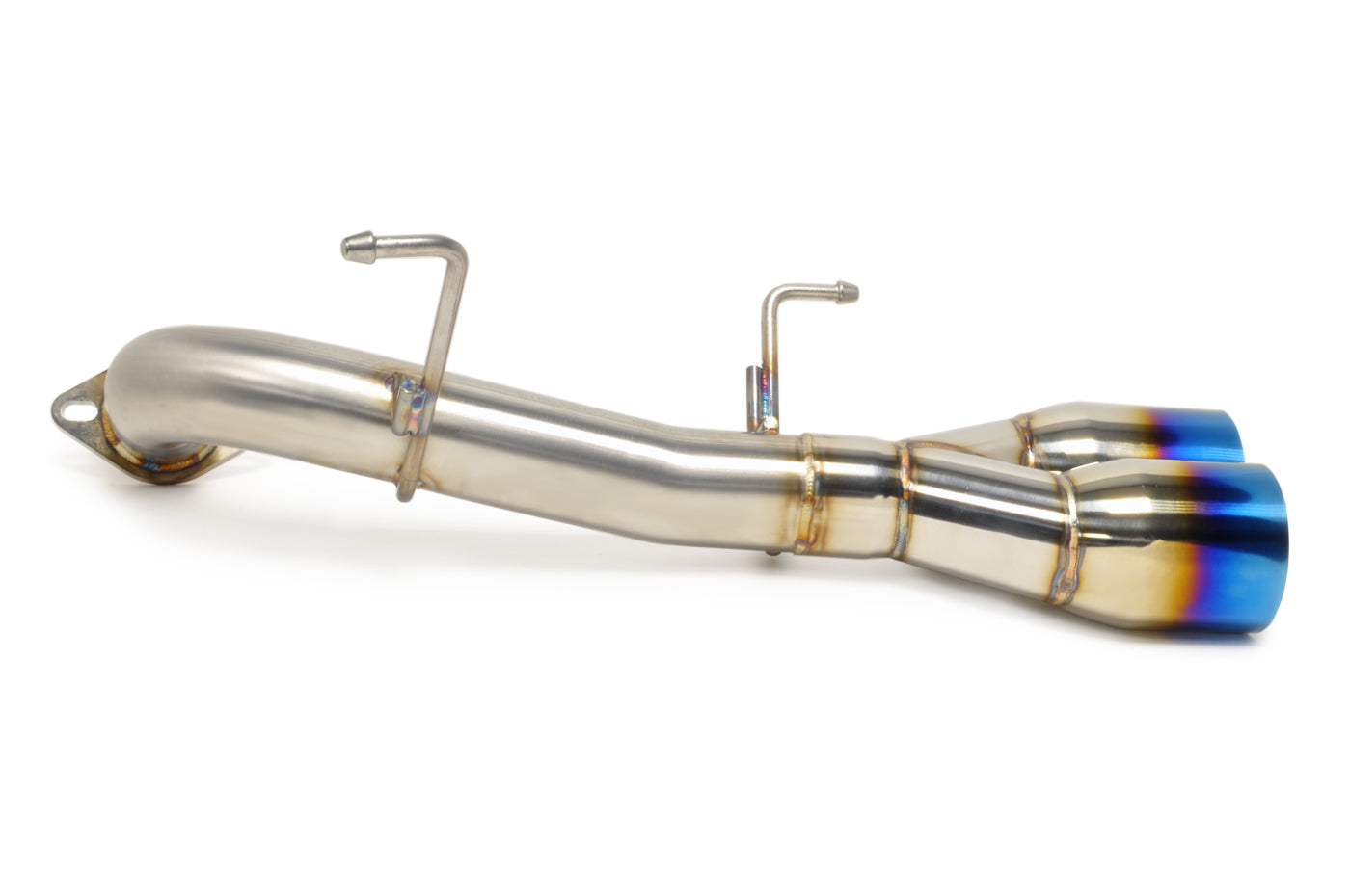 Subaru WRX STi Axle Back Exhaust Blue Tips