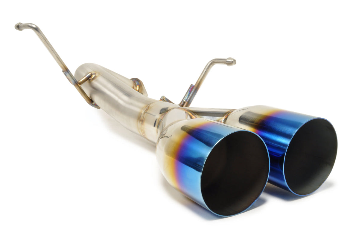 Subaru WRX STi Axle Back Exhaust Blue Tips