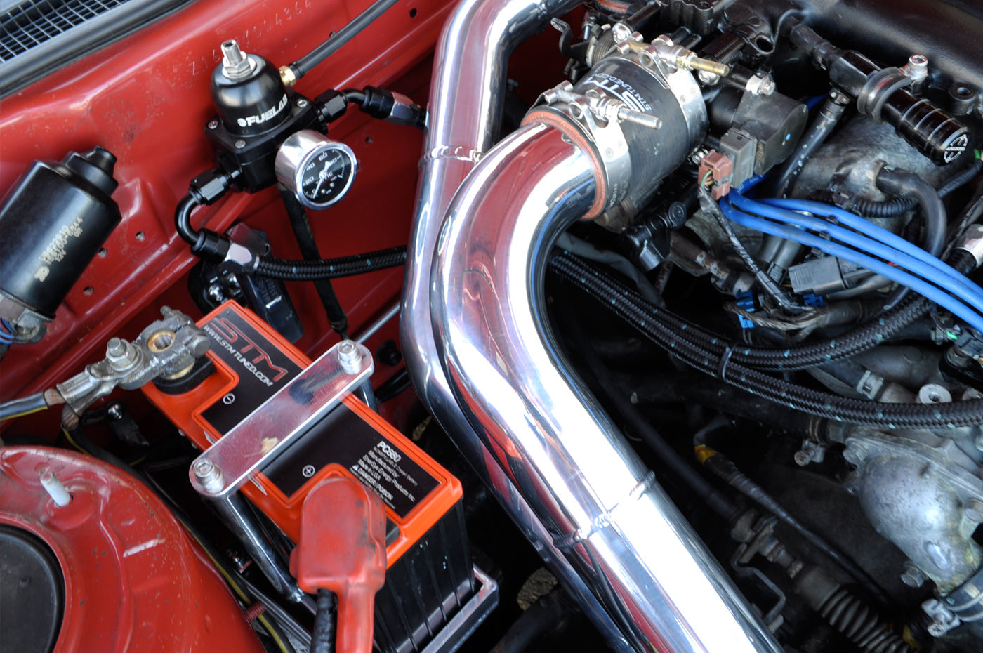 3000GT Stealth Small Battery Kit Installed