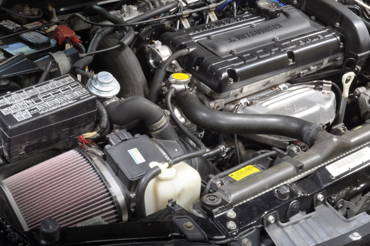 2G DSM Cam Position Sensor Housing Cover installed engine bay