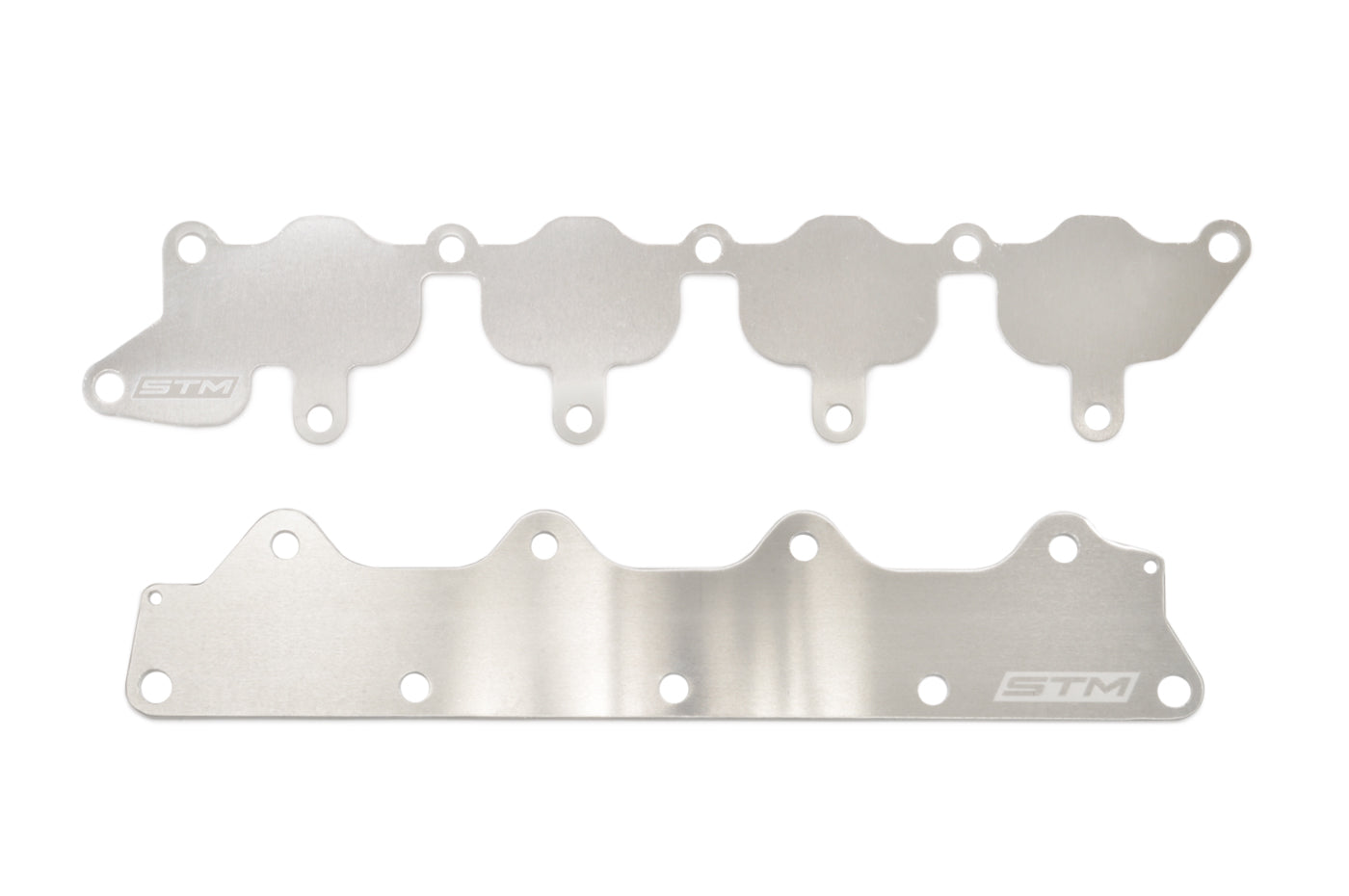 STM Evo 4-9 4G63 Head to Manifold Block Off Plates (Set)
