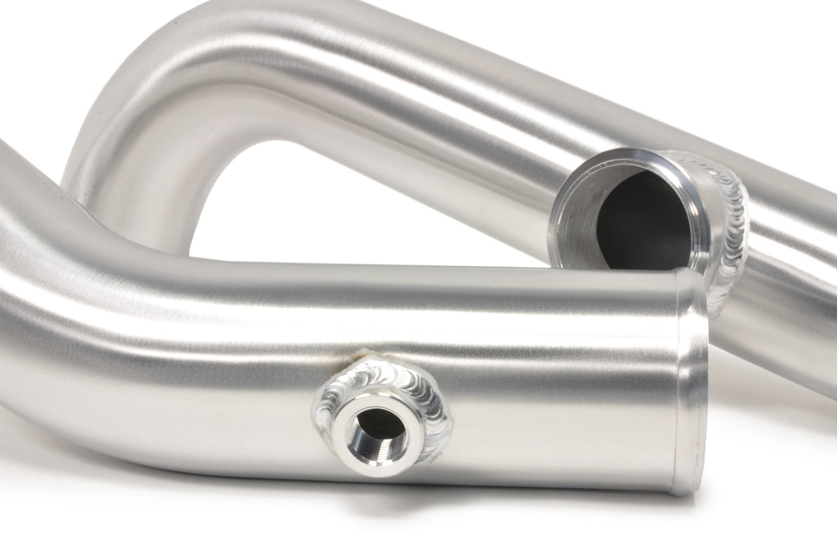 STM Evo 5/6 Aluminum 2.5" Upper Intercooler Pipe Kit (Brushed)
