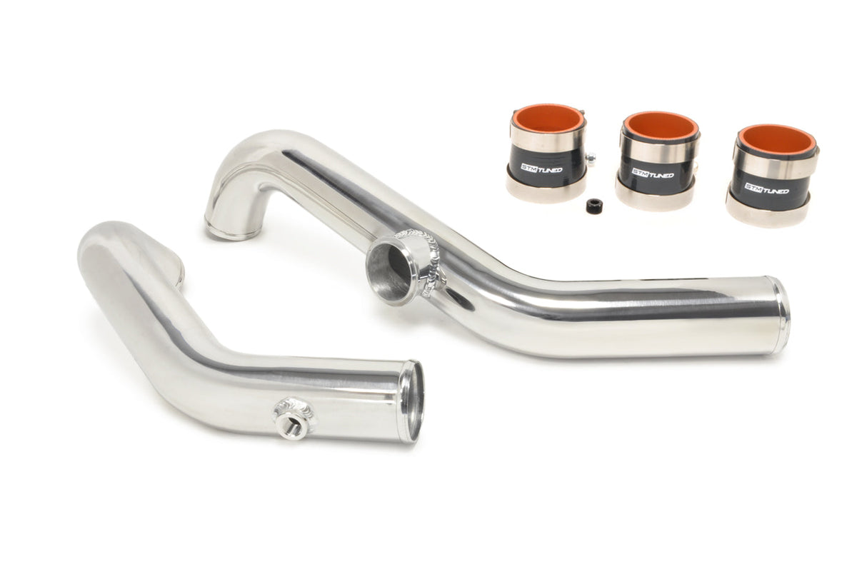 STM Evo 7/8/9 Aluminum 2.5 inch Upper Intercooler Pipe Kit (Polished)