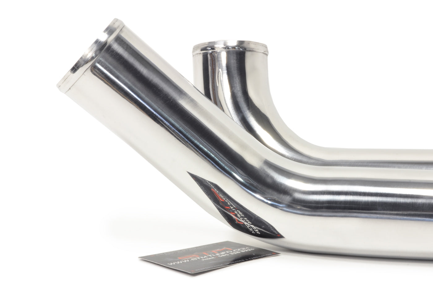 STM Evo 7/8/9 Aluminum 2.5 inch Upper Intercooler Pipe Kit (Polished)