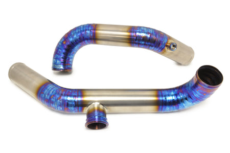 STM Evo 5/6 Titanium 2.5" Upper Intercooler Pipe Kit (Burned Blue - Each finish will be unique)