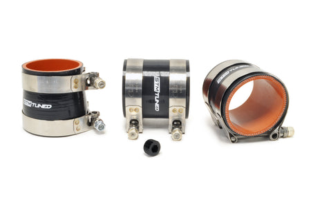 STM Evo 7/8/9 Titanium 2.5 inch Upper Intercooler Pipe Couplers & Clamps