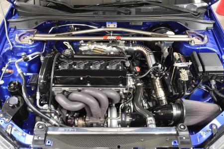 STM Evo 7/8/9 Titanium 2.5 inch Upper Intercooler Pipe Kit (Bare Titanium Installed)