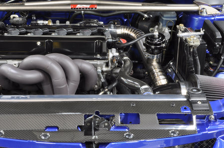 STM Evo 7/8/9 Titanium 2.5 inch Upper Intercooler Pipe Kit (Bare Titanium Installed)