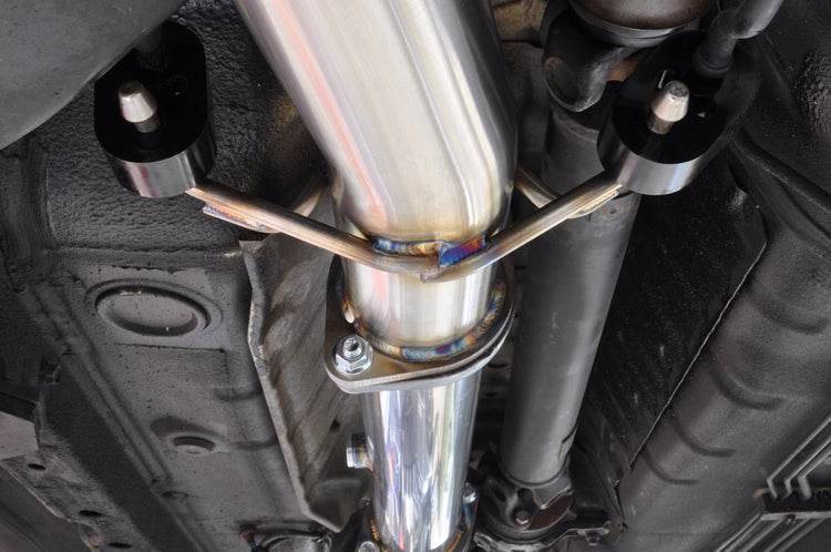 Evo Downpipe Hangers Installed