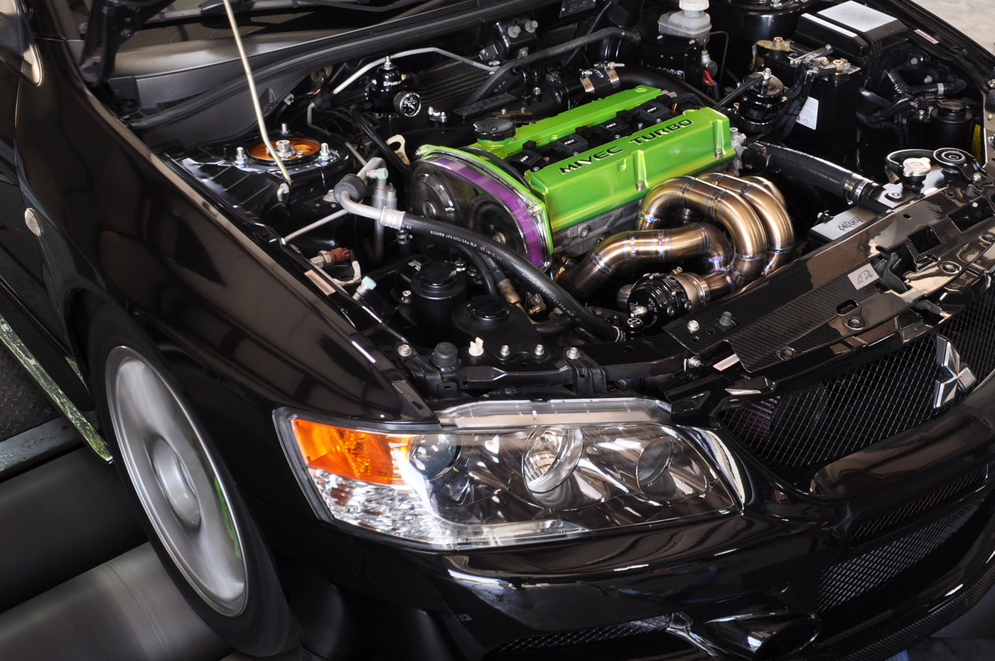 STM Evo 7/8/9 Forward Facing V-Band Turbo Hot Parts Kit