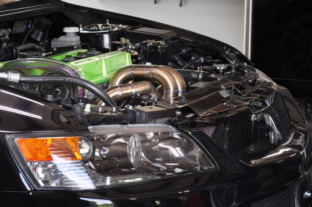 STM Evo 7/8/9 Forward Facing V-Band Turbo Hot Parts Kit