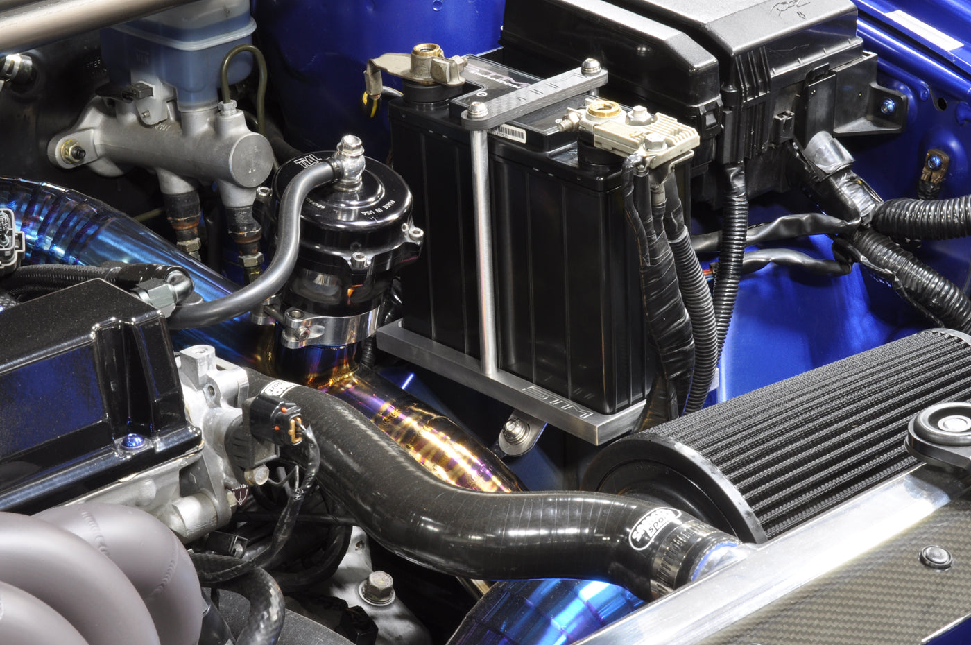 Evo 7 8 9 Small Battery Kit Installed