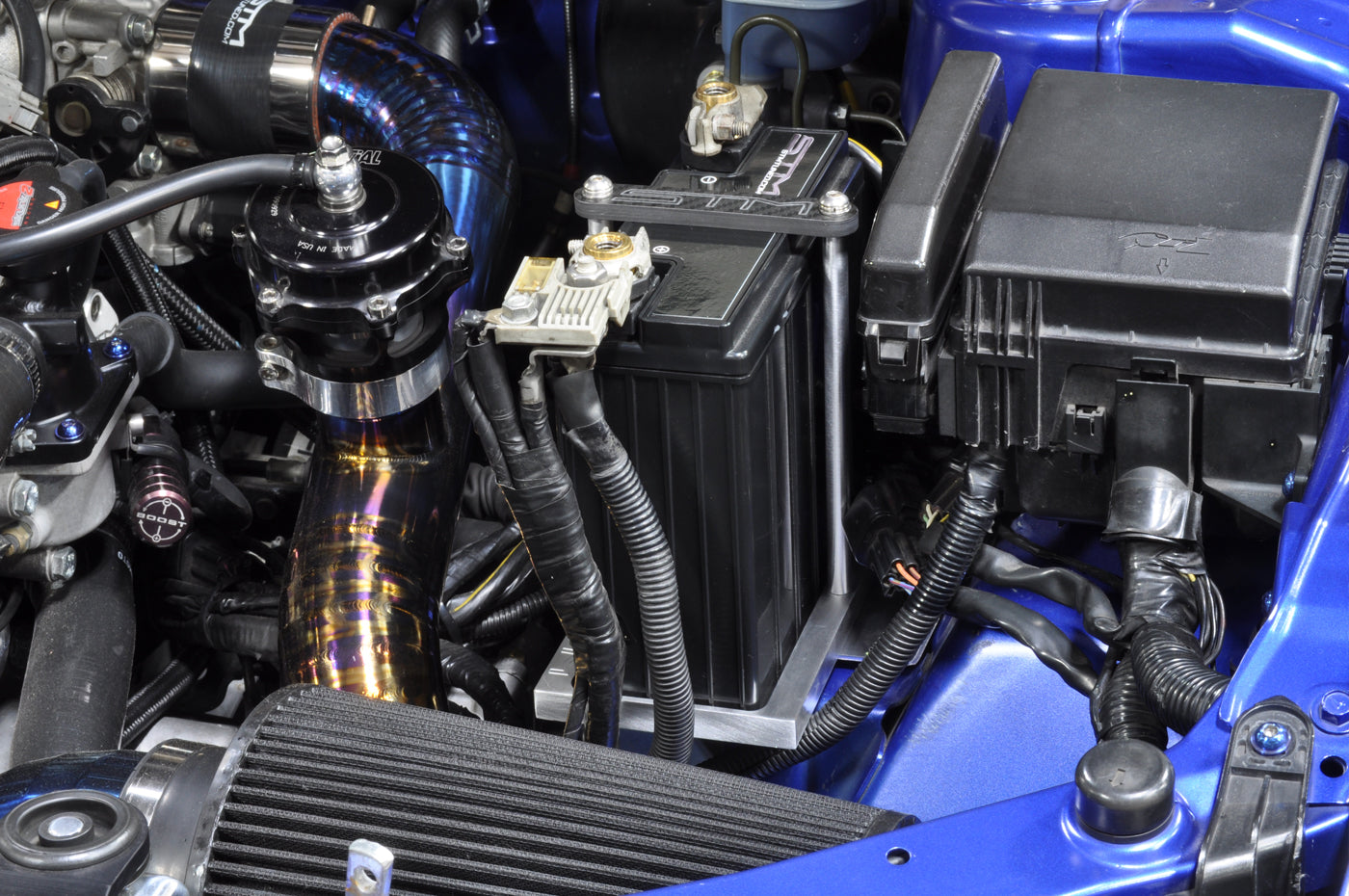Evo 7 8 9 Small Battery Kit Installed