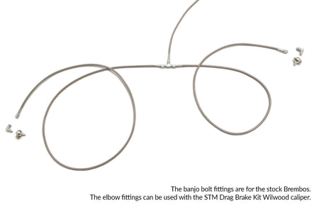 To Rear Calipers (Brembo or STM/Wilwood)