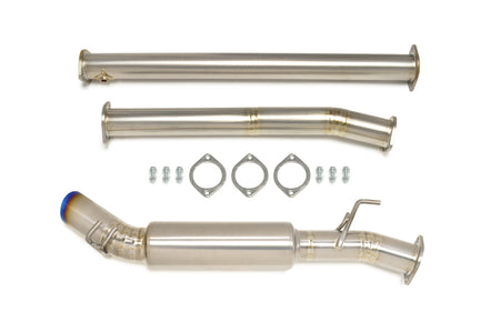 For JDM Evo 9 Rear Bumper with Burned Blue Tip