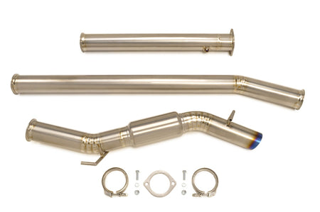 Evo 7 8 9 Titanium Exhaust for STM 6870 Turbo Kit Blue Tip